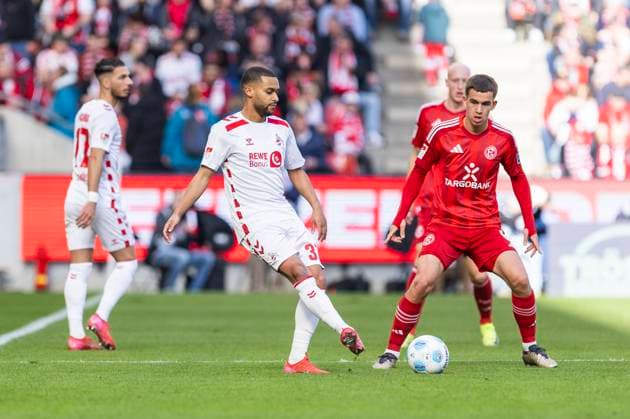 2 Fußball Bundesliga 1 FC Köln Fortuna Düsseldorf, 23 02 2024 Linton Maina 1 FC Köln, 37 2 Fußball Bundesliga, 1 FC Köln Fortuna Düsseldorf, 23 Spieltag, am 23 02 2024, RheinEnergie Stadion, Köln DFL regulations prohibit any use of photographs as image sequences and or quasi video Copyright: xBEAUTIFULxSPORTS Meuselx
