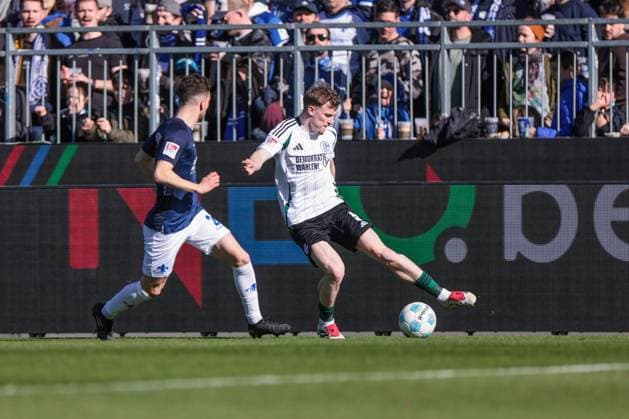 23 02 2025, Soccer, Season 2024 2025, 2 Bundesliga, Matchday 23, SV Darmstadt 98 FC Schalke 04, Derry John Murkin FC Schalke 04 Darmstadt Böllenfalltor Hessen Germany xRHR PHOTO YYx Copyright: RHR-FOTOx RHR-FOTO YY