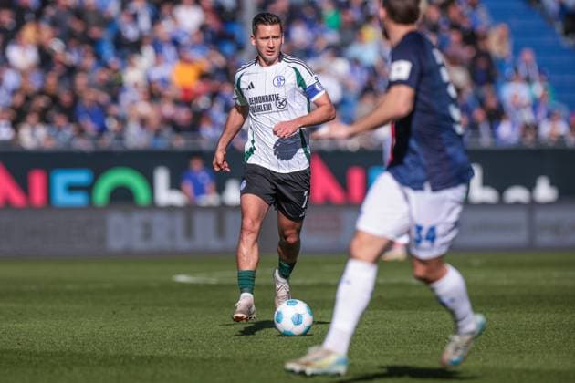 23 02 2025, Football, Season 2024 2025, 2 Bundesliga, Matchday 23, SV Darmstadt 98 FC Schalke 04, Paul Seguin FC Schalke 04 Darmstadt Böllenfalltor Hessen Germany xRHR PHOTO YYx Copyright: RHR-FOTOx RHR-FOTO YY