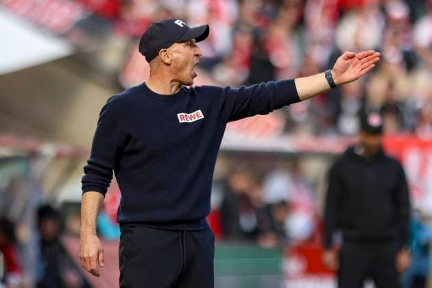Cologne, Germany, 23 02 25 Coach Gerhardt Struber 1 FC Köln gestures, gestures during the 2 Bundesliga match between 1 FC Köln vs Fortuna Düsseldorf at RheinEnergieStadion Cologne RheinEnergieStadion North Rhine Westphalia Germany Copyright: xBrauer-Fotoagenturx xAdrianxSchlx
