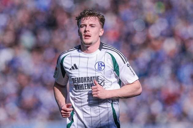 23 02 2025, Soccer, Season 2024 2025, 2 Bundesliga, Matchday 23, SV Darmstadt 98 FC Schalke 04, Derry John Murkin FC Schalke 04 Darmstadt Böllenfalltor Hessen Germany xRHR PHOTO YYx Copyright: RHR-FOTOx RHR-FOTO YY