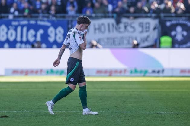 23 02 2025, Football, Season 2024 2025, 2 Bundesliga, Matchday 23, SV Darmstadt 98 FC Schalke 04, Max Grüger FC Schalke 04 Darmstadt Böllenfalltor Hessen Germany xRHR PHOTO YYx Copyright: RHR-FOTOx RHR-FOTO YY