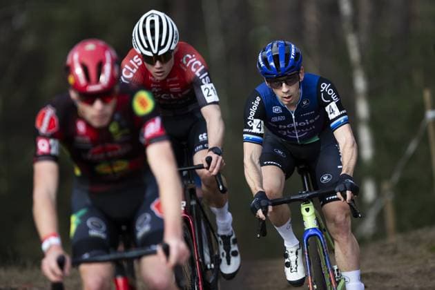 Dutch Lars Van Der Haar pictured during the men s elite race at the Sluitingsprijs Oostmalle cyclocross race, Sunday 23 February 2025, in Oostmalle, the last race of the 2024-2025 cyclocross season. KRISTOFxVANxACCOM  x113112210x
