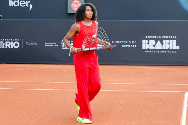 Rio open, etapa do ATP, Tennis Herren world tour 500 Rio de janeiro (rj), 23 02 2025 - rio open atp 500 rj - tennis player victoria barros during the final of the rio open, a stage of the atp world tour 500, which takes place at the brazilian jockey club in gavea, south zone of rio de janeiro, this sunday, february 23, 2025. (Foto: Clever Felix Thenews2 imago images) SPO  Copyright: xCleverxFelixx