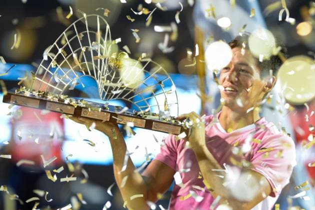 Rio open, etapa do ATP, Tennis Herren world tour 500 Rio de janeiro (rj), 23 02 2025 - rio open atp 500 rj - sebastian baez receives the champion award during the final of the rio open, a stage of the atp world tour 500, which takes place at the brazilian jockey club in gavea, south zone of rio de janeiro, this sunday, february 23, 2025. (Foto: Clever Felix Thenews2 imago images) SPO  Copyright: xCleverxFelixx