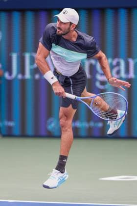 Hady Habib LBN , Dubai Duty Free Tennis Championships, Dubai, U A E Tennis Dubai Tennis Championships 2025 ATP Dubai Duty Free Tennis Stadium Dubai United Arab Emirates 24 February 2025 Copyright: xJuergenxHasenkopfx