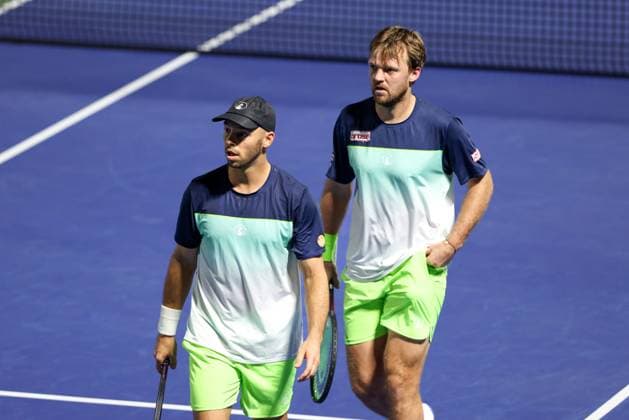 Kevin Krawietz and Tim Puetz, Men s Doubles, Dubai Duty Free Tennis Championships, Dubai, U A E Tennis Dubai Tennis Championships 2025 ATP Dubai Duty Free Tennis Stadium Dubai United Arab Emirates 24 February 2025 Copyright: xJuergenxHasenkopfx