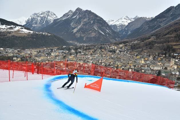 INVERNALI - Sci Alpino - ISMF World Cup - Ski Mountaineering Downhill on skis during ISMF World Cup - Ski Mountaineering, Ski Mountaineering race in Bormio, Italy, February 23 2025 Bormio Italy  Copyright: xIPAxSport ABACAx