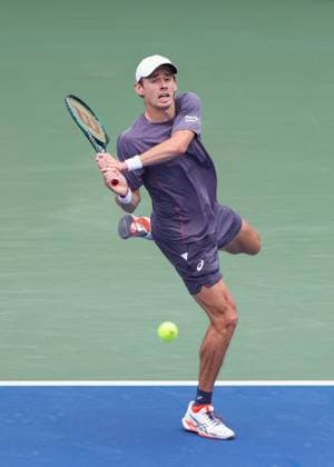 Alex De Minaur AUS , Dubai Duty Free Tennis Championships, Dubai, U A E Tennis Dubai Tennis Championships 2025 ATP Dubai Duty Free Tennis Stadium Dubai United Arab Emirates 25 February 2025 Copyright: xJuergenxHasenkopfx