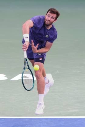 Quentin Halys, Dubai Duty Free Tennis Championships, Dubai, U A E Tennis Dubai Tennis Championships 2025 ATP Dubai Duty Free Tennis Stadium Dubai United Arab Emirates 25 February 2025 Copyright: xJuergenxHasenkopfx