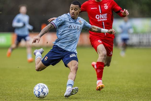 ZEIST, 25-02-2025. KNVB campus. Eredivisie voetbal, season, 2024 2025. Almere City - Willem II friendly. Willem II player Emilio Kehrer. Almere City - Willem II (friendly)  x28039689x Copyright: