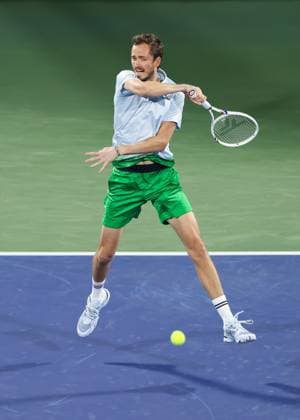 Daniil Medvedev, Dubai Duty Free Tennis Championships, Dubai, U A E Tennis Dubai Tennis Championships 2025 ATP 500 Dubai Duty Free Tennis Stadium Dubai United Arab Emirates 25 February 2025 Copyright: xJuergenxHasenkopfx