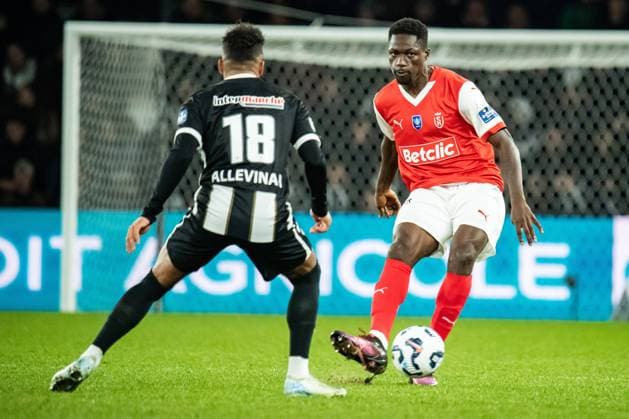 FOOTBALL : SCO Angers vs Stade de Reims - Coupe de France - Quart de Finale - 25 02 2025 Mory Gbane (Stade de Reims) AngersFrance  Copyright: xBaptistexAutissierx
