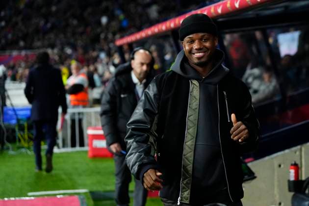FC Barcelona, Barca v Atletico de Madrid - Copa del Rey Ansu Fati left winger of Barcelona and Spain prior the Copa del Rey Semi Final match between FC Barcelona and Atletico de Madrid at Estadi Olimpic Lluis Companys on February 25, 2025 in Barcelona, Spain. Barcelona Spain  Copyright: xJosexBretonx originalFilename:bretonhernandez-fcbarcel250225_np8R0.jpg