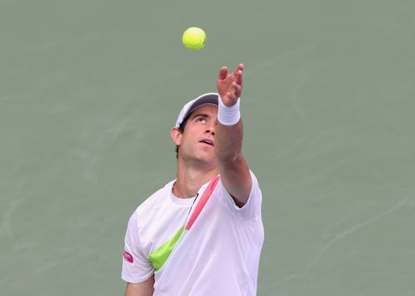 Nuno Borges POR , Dubai Duty Free Tennis Championships, Dubai, U A E Tennis Dubai Tennis Championships 2025 ATP 500 Dubai Duty Free Tennis Stadium Dubai United Arab Emirates 26 February 2025 Copyright: xJuergenxHasenkopfx