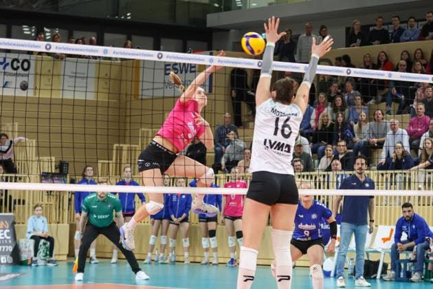 Volleyball, Women, VBL, VC Wiesbaden - USC Münster
