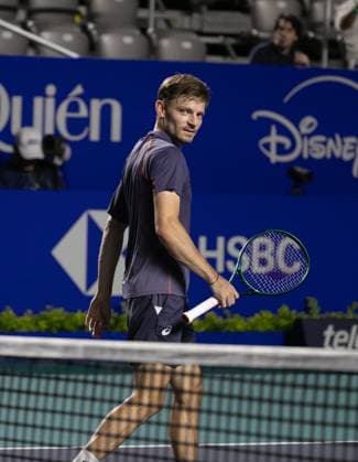 (250227) -- ACAPULCO, Feb. 27, 2025 -- David Goffin of Belgium reacts during the men s singles round of 16 match against Ben Shelton of the United States at the 2025 ATP, Tennis Herren Mexican Open tennis tournament in Acapulco, Mexico, Feb. 26, 2025. ) (SP)MEXICO-ACAPULCO-TENNIS-ATP-MEXICAN OPEN-MEN S SINGLES LixMengxin 