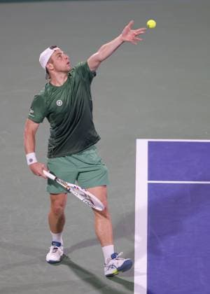 Tallon Griekspoor, Dubai Duty Free Tennis Championships, Dubai, U A E Tennis Dubai Tennis Championships 2025 ATP 500 Dubai Duty Free Tennis Stadium Dubai United Arab Emirates 26 February 2025 Copyright: xJuergenxHasenkopfx