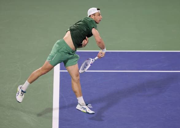 Tallon Griekspoor, Dubai Duty Free Tennis Championships, Dubai, U A E Tennis Dubai Tennis Championships 2025 ATP 500 Dubai Duty Free Tennis Stadium Dubai United Arab Emirates 26 February 2025 Copyright: xJuergenxHasenkopfx