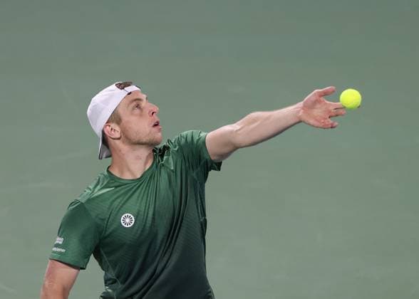 Tallon Griekspoor, Dubai Duty Free Tennis Championships, Dubai, U A E Tennis Dubai Tennis Championships 2025 ATP 500 Dubai Duty Free Tennis Stadium Dubai United Arab Emirates 26 February 2025 Copyright: xJuergenxHasenkopfx