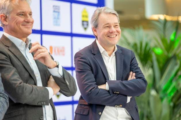 Rabobank new sponsor pressconference UTRECHT, NETHERLANDS - FEBRUARY 27 : Erik Gerritsen of KNHB during the Rabobank new sponsorship presentation pictured on February 27, 2025 in Utrecht, Netherlands, 27-02-25 Utrecht Netherlands  Copyright: xXavierxPironx
