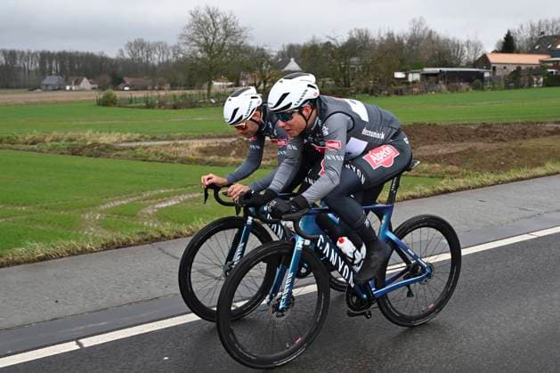 Flanders Classics opening weekend 2025 - training session 27 02 2025 GENT, BELGIUM - FEBRUARY 27 : Philipsen Jasper (BEL) of Alpecin-Deceuninck pictured during a training session ahead of the Flanders Classics opening weekend with Omloop Het Nieuwsblad and Kuurne Brussel Kuurne on February 27, 2025 in Gent, Belgium, 27 02 2025 Gent Belgium  Copyright: xJanxDexMeuleneirx