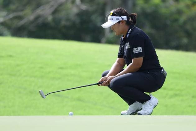 HSBC Women s World Championship, WM, Weltmeisterschaft 2025 Haeran Ryu of South Korea competes during round one of the HSBC Women s World Championship 2025 at Sentosa Golf Club in Singapore, on February 27, 2025. Singapore Singapore  Copyright: xSuhaimixAbdullahx originalFilename:abdullah-notitle250227_np4xP.jpg