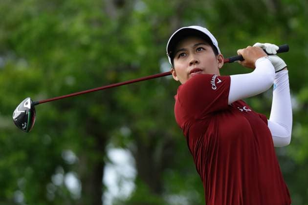 HSBC Women s World Championship, WM, Weltmeisterschaft 2025 Jeeno Thitikul of Thailand is in action during round one of the HSBC Women s World Championship 2025 at Sentosa Golf Club in Singapore, on February 27, 2025. Singapore Singapore  Copyright: xSuhaimixAbdullahx originalFilename:abdullah-notitle250227_npFUB.jpg