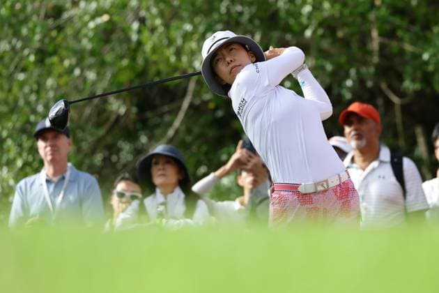 HSBC Women s World Championship, WM, Weltmeisterschaft 2025 Jenny Shin of South Korea competes during round one of the HSBC Women s World Championship 2025 at Sentosa Golf Club in Singapore, on February 27, 2025. Singapore Singapore  Copyright: xSuhaimixAbdullahx originalFilename:abdullah-notitle250227_npmPx.jpg