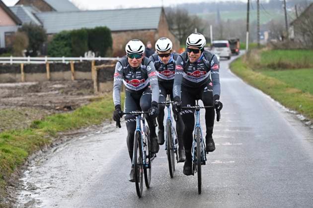 Flanders Classics opening weekend 2025 - training session 27 02 2025 GENT, BELGIUM - FEBRUARY 27 : Philipsen Jasper (BEL) of Alpecin-Deceuninck pictured during a training session ahead of the Flanders Classics opening weekend with Omloop Het Nieuwsblad and Kuurne Brussel Kuurne on February 27, 2025 in Gent, Belgium, 27 02 2025 Gent Belgium  Copyright: xJanxDexMeuleneirx
