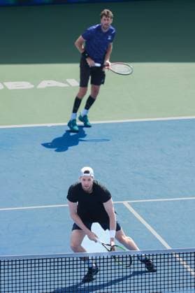 Robin Haase and Hendrik Jebens, Men s Doubles, Dubai Duty Free Tennis Championships, Dubai, U A E Tennis Dubai Tennis Championships 2025 ATP 500 Dubai Duty Free Tennis Stadium Dubai United Arab Emirates 28 February 2025 Copyright: xJuergenxHasenkopfx