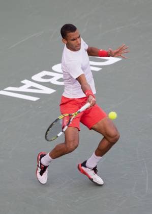 Felix Auger Aliassime CAN , Dubai Duty Free Tennis Championships, Dubai, U A E Tennis Dubai Tennis Championships 2025 ATP 500 Dubai Duty Free Tennis Stadium Dubai United Arab Emirates 28 February 2025 Copyright: xJuergenxHasenkopfx