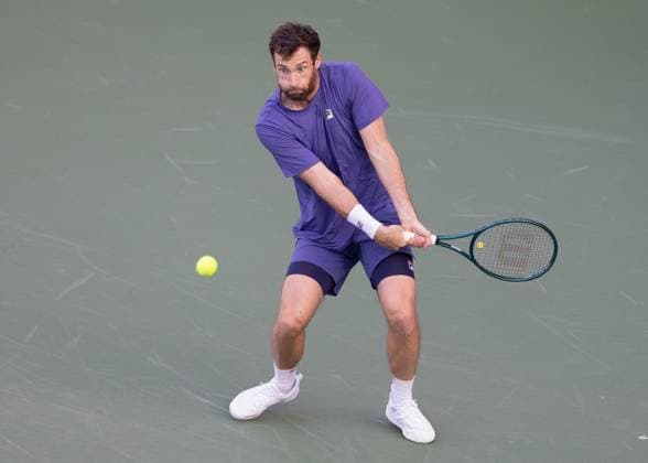 Quentin Halys, Dubai Duty Free Tennis Championships, Dubai, U A E Tennis Dubai Tennis Championships 2025 ATP 500 Dubai Duty Free Tennis Stadium Dubai United Arab Emirates 28 February 2025 Copyright: xJuergenxHasenkopfx