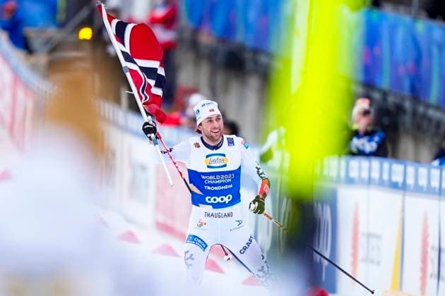 Bilder des Jahres 2025, Sport 02 Februar Sport Bilder des Tages Ski-VM 2025 Trondheim 20250228. Jarl Magnus Riiber under kombinert langrenn mixed lag i VM pa ski i Trondheim. Foto: Terje Pedersen NTB Trondheim Norge EDITORIAL USE ONLY. RESTRICTED USE FOR BETTING COMPANIES Ref:_SPO4lx93LXG4Z4.jpg *** World Ski Championships 2025 Trondheim 20250228 Jarl Magnus Riiber during the combined cross-country mixed team at the World Ski Championships in Trondheim Photo Terje Pedersen NTB Trondheim Norway EDITORIAL USE ONLY RESTRICTED USE FOR BETTING COMPANIES  Copyright: xTerjexPedersenx xNTBx