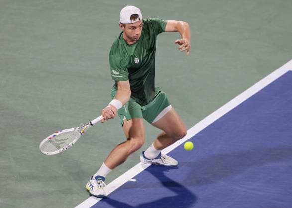 Tallon Griekspoor, Dubai Duty Free Tennis Championships, Dubai, U A E Tennis Dubai Tennis Championships 2025 ATP 500 Dubai Duty Free Tennis Stadium Dubai United Arab Emirates 28 February 2025 Copyright: xJuergenxHasenkopfx