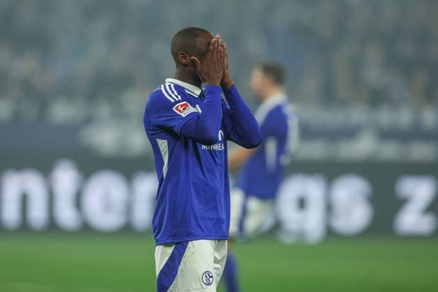 28 02 2025, Football, Season 2024 2025, 2 Bundesliga, 24 Matchday, FC Schalke 04 SC Preussen Münster, Christopher Antwi Adjei FC Schalke 04 Gelsenkirchen Veltins Arena NRW Germany xRHR PHOTO TRx Copyright: TimxRehbein RHR-FOTOx RHR-FOTO TR
