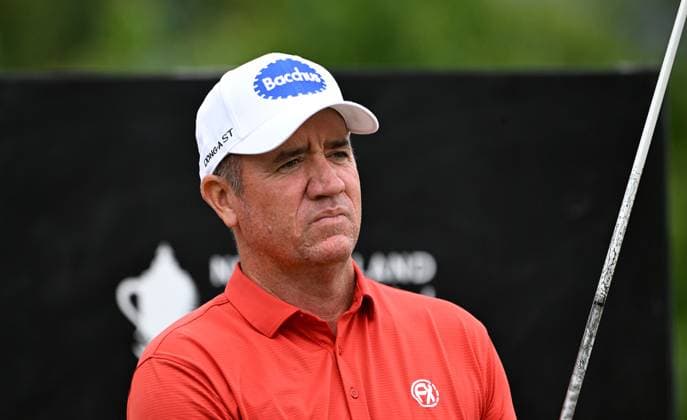 GOLF NEW ZEALAND OPEN, Australia s Scott Hend during round three of the New Zealand Open at Millbrook Resort in Queenstown, New Zealand, Saturday, March 1, 2025. ( NO ARCHIVING, EDITORIAL USE ONLY, NO USE IN BOOKS WITHOUT CONSENT QUEENSTOWN NEW ZEALAND  Copyright: xx 20250301142131293857