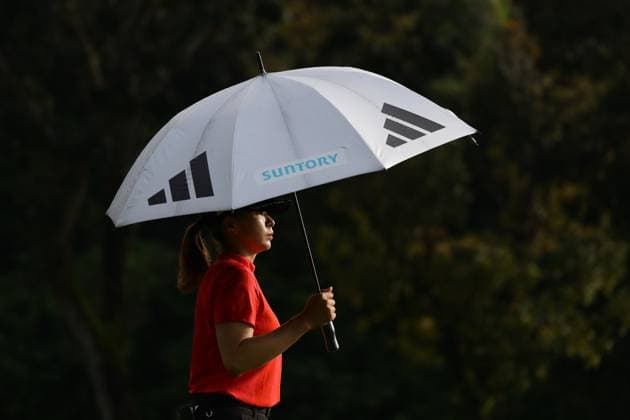 HSBC Women s World Championship, WM, Weltmeisterschaft 2025 Hinako Shibuno of Japan competes during round three of the HSBC Women s World Championship 2025 at Sentosa Golf Club in Singapore, on March 1, 2025. Singapore Singapore  Copyright: xSuhaimixAbdullahx originalFilename:abdullah-notitle250301_np0mo.jpg