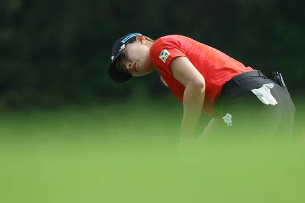 HSBC Women s World Championship, WM, Weltmeisterschaft 2025 Hinako Shibuno of Japan competes during round three of the HSBC Women s World Championship 2025 at Sentosa Golf Club in Singapore, on March 1, 2025. Singapore Singapore  Copyright: xSuhaimixAbdullahx originalFilename:abdullah-notitle250301_npa04.jpg