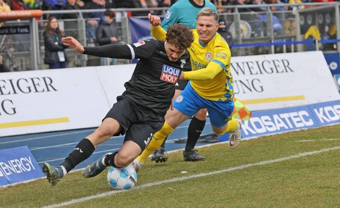 Eintracht BS vs SSV Ulm 1846 Braunschweig, 01 03 2025, Football, Season 24 25, 2 Bundesliga, 24 Matchday, Eintracht Braunschweig vs SSV Ulm 1846, Picture shows Lino Tempelmann BTSV, 20 Braunschweig