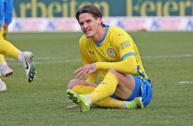 Eintracht BS vs SSV Ulm 1846 Braunschweig, 01 03 2025, Football, Season 24 25, 2 Bundesliga, 24 Matchday, Eintracht Braunschweig vs SSV Ulm 1846, Picture shows Levente Szabo BTSV, 11 Braunschweig