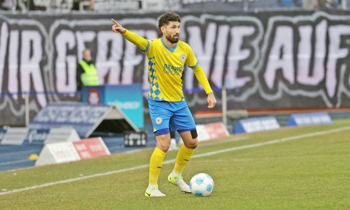 Eintracht BS vs SSV Ulm 1846 Braunschweig, 01 03 2025, Football, Season 24 25, 2 Bundesliga, 24 Matchday, Eintracht Braunschweig vs SSV Ulm 1846, Picture shows Fabio Kaufmann BTSV, 7 Braunschweig