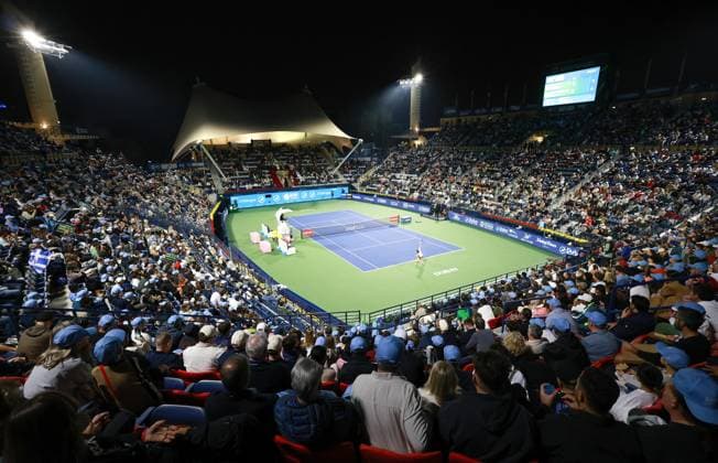 Tennis, ATP tournament in Dubai
