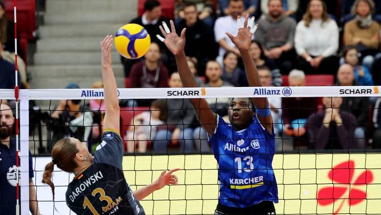 Volleyball, Women, VBL, MTV Stuttgart - SC Potsdam