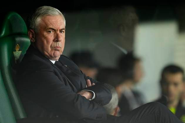 Real Betis Balompie v Real Madrid CF - La Liga EA Sports Carlo Ancelotti head coach of Real Madrid during the LaLiga match between Real Betis Balompie and Real Madrid CF at Estadio Benito Villamarin on March 2, 2025 in Seville, Spain. Seville Spain  Copyright: xJosexBretonx originalFilename:bretonhernandez-realbeti250301_npUdq.jpg
