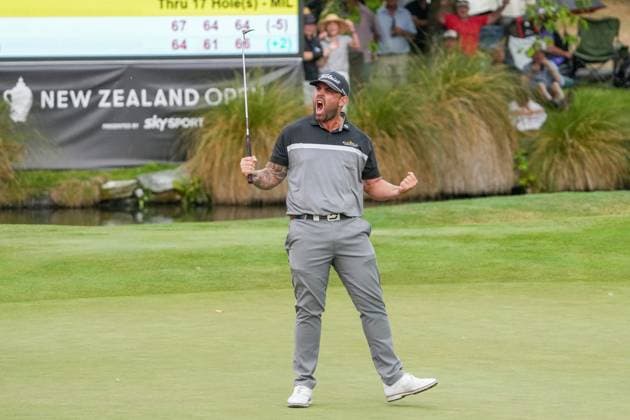 Golf, New Zealand Open in Queenstown