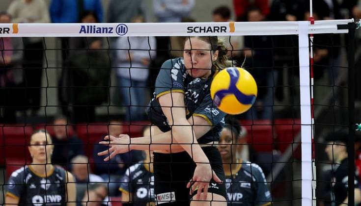 Stuttgart , Volleyball Bundesliga Women, Allianz MTV Stuttgart vs SC Potsdam , Eleanor Holthaus Potsdam