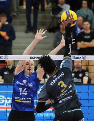 Stuttgart , Volleyball Bundesliga Women, Allianz MTV Stuttgart vs SC Potsdam , Kelsey Veltman Stgt