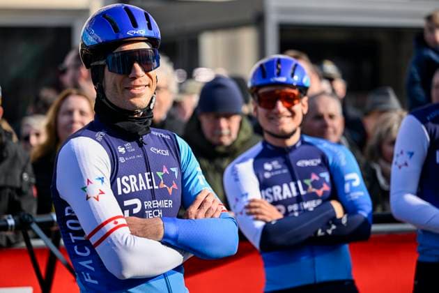 Kuurne - Brussel - Kuurne 2025 cycling race KUURNE, BELGIUM - MARCH 02 : Boivin Guillaume (CAN) of Israel - Premier Tech before the start of the race during the Men Elite UCI 1.Pro 77th Kuurne - Brussel - Kuurne cycling race of 203 kms with start in Kortrijk and finish in Kuurne on March 02, 2025 in Kuurne, Belgium, 02 03 2025 Kuurne Belgium  Copyright: xNicoxVereeckenx