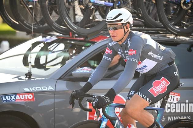 Kuurne - Brussel - Kuurne 2025 cycling race KUURNE, BELGIUM - MARCH 02 : Philipsen Jasper (BEL) of Alpecin - Deceuninck during the Men Elite UCI 1.Pro 77th Kuurne - Brussel - Kuurne cycling race of 203 kms with start in Kortrijk and finish in Kuurne on March 02, 2025 in Kuurne, Belgium, 02 03 2025 ( Motordriver Kenny Verfaillie & Kuurne Belgium  Copyright: xTomasxSiskx
